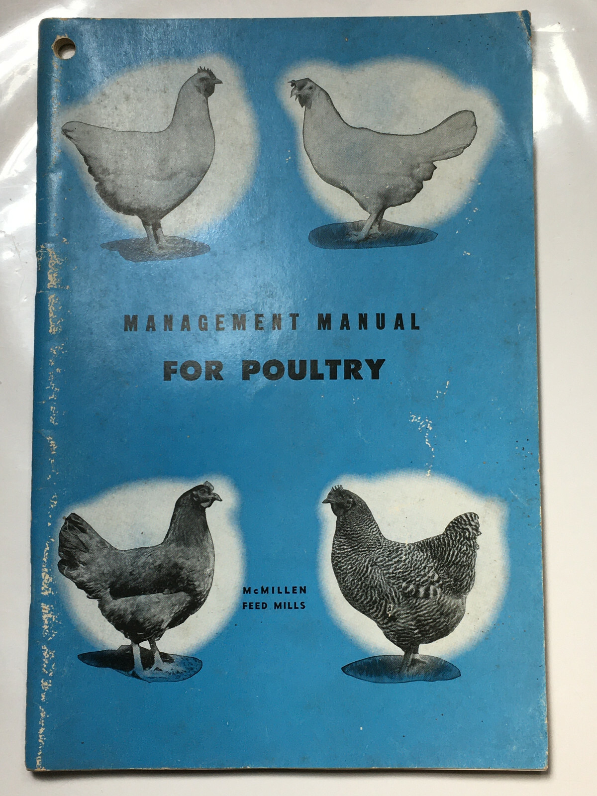 1952 McMillen Feed Mills Management Manual for Poultry Master Mix Feeds PA OH