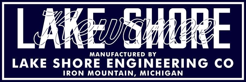 KEWANEE Lakeshore Engineering of Iron Mountain MI NEW Sign 16 x 48&Prime; USA STEEL