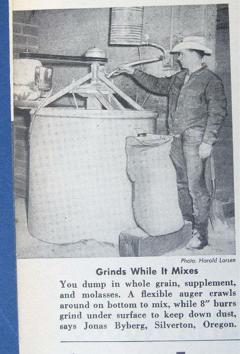 Orig 1956 Handy Farmer Featuring Jonas Byberg of Silverton Oregon FREE USA SHIP