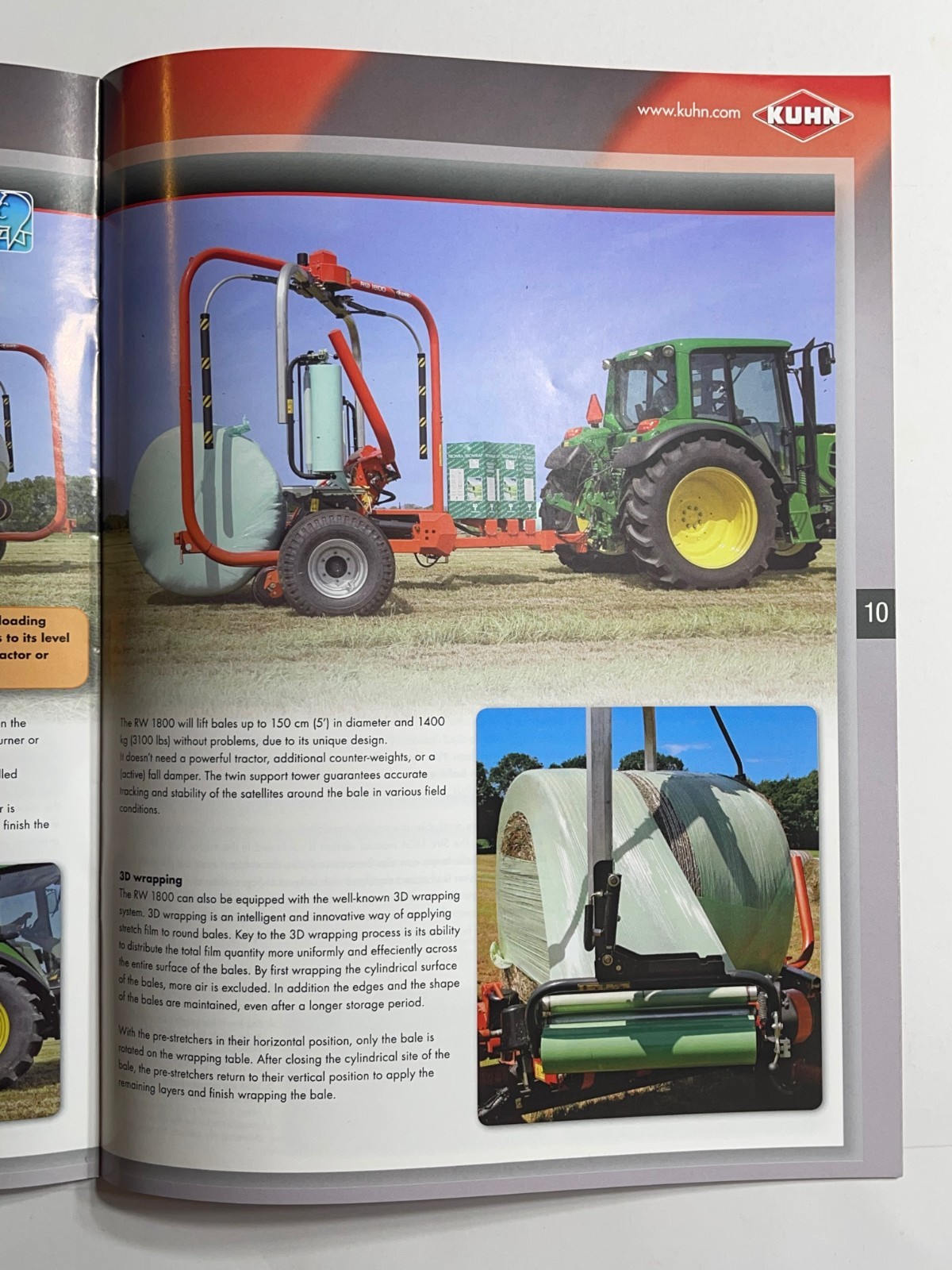 Kuhn Round and Square Bale Wrappers Sales Brochure *Showroom Booklet*