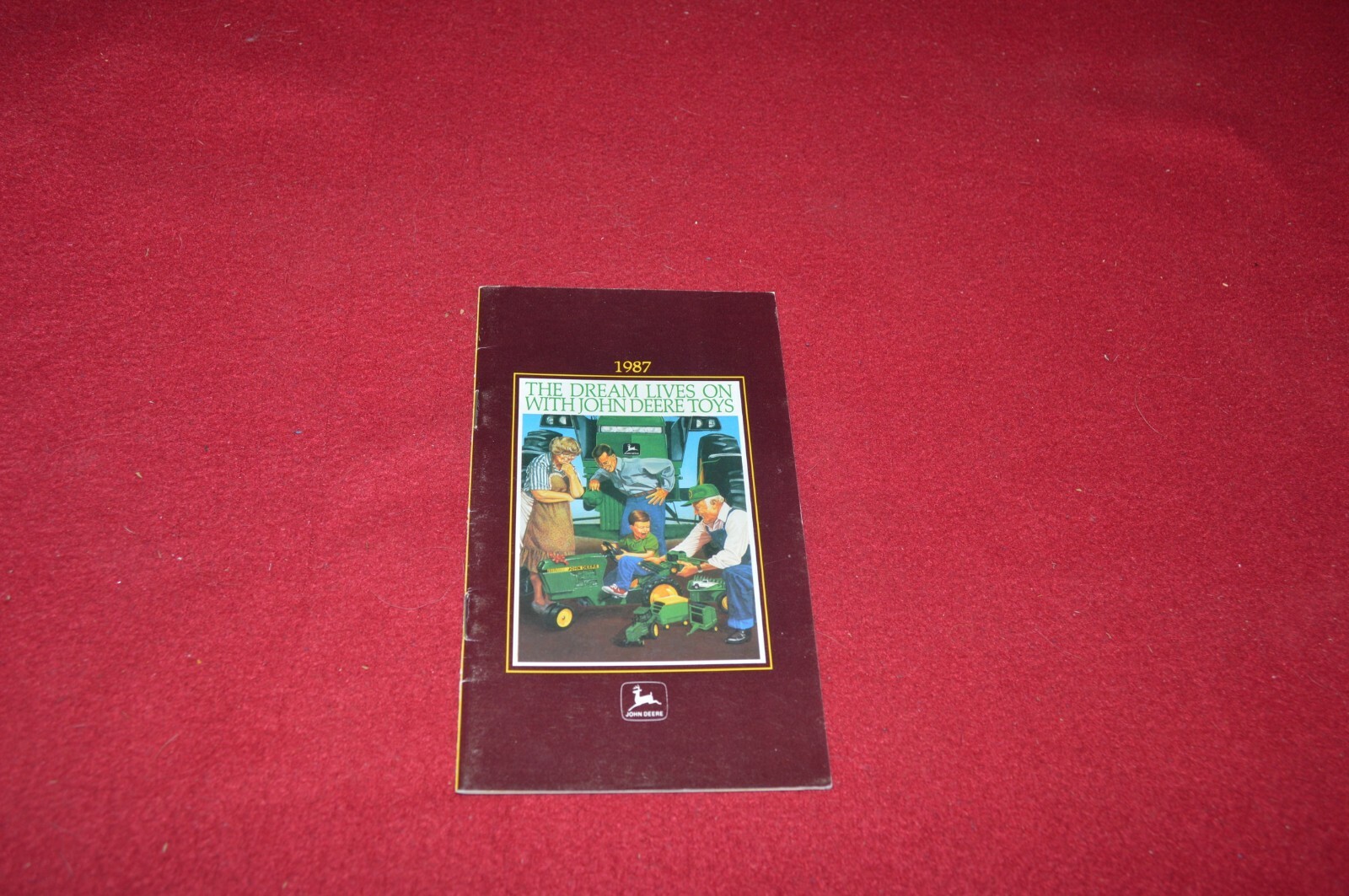 John Deere Ertl Toys For 1987 Pocket Brochure FCCA