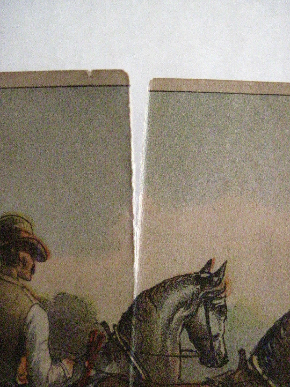 Victorian Trade Card for « Casaday, Sulky Plows » w/ Horse Drawn Plow *