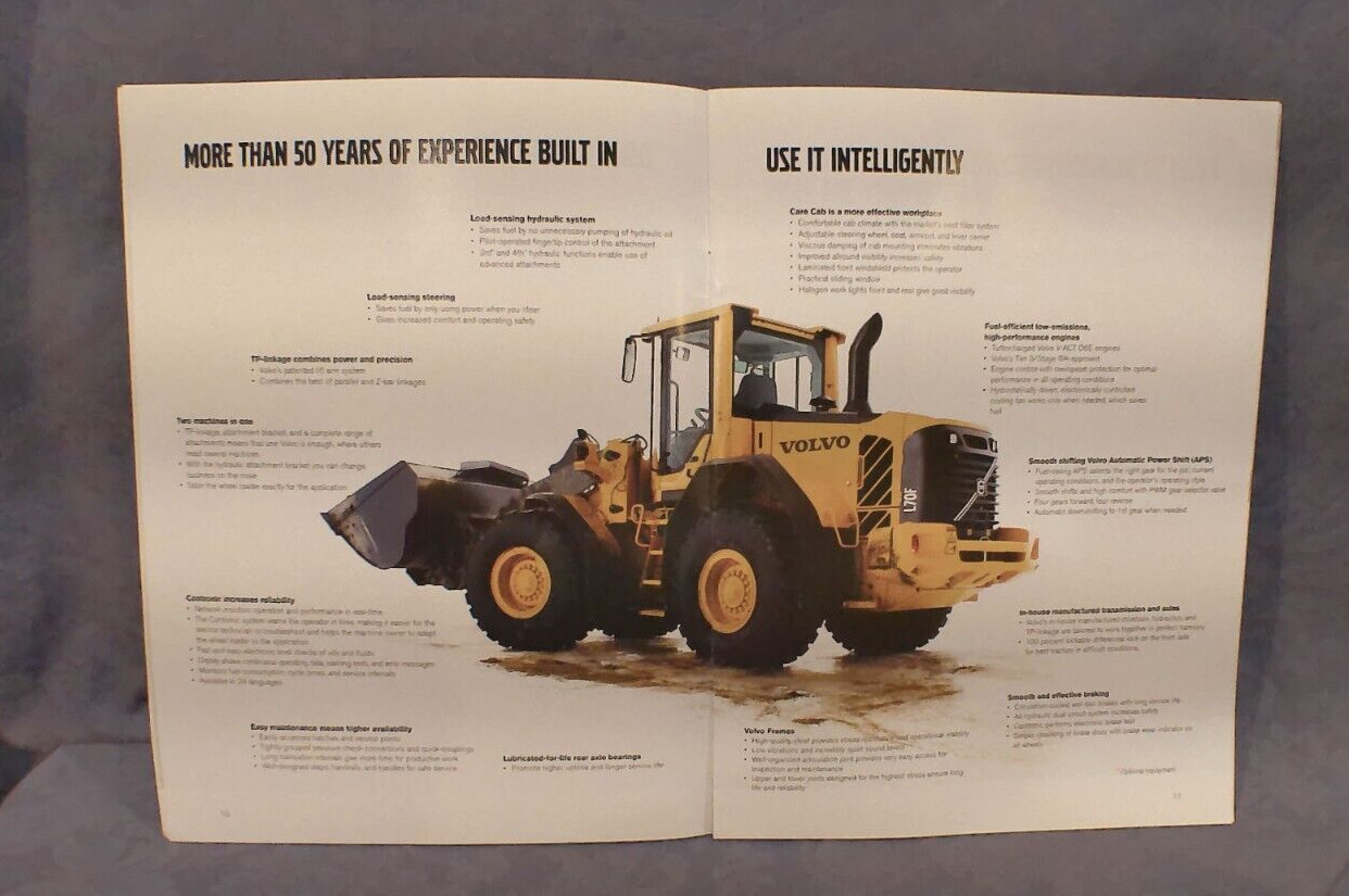 Volvo Wheel Loaders L60F, L70F, L90F Sales Brochure