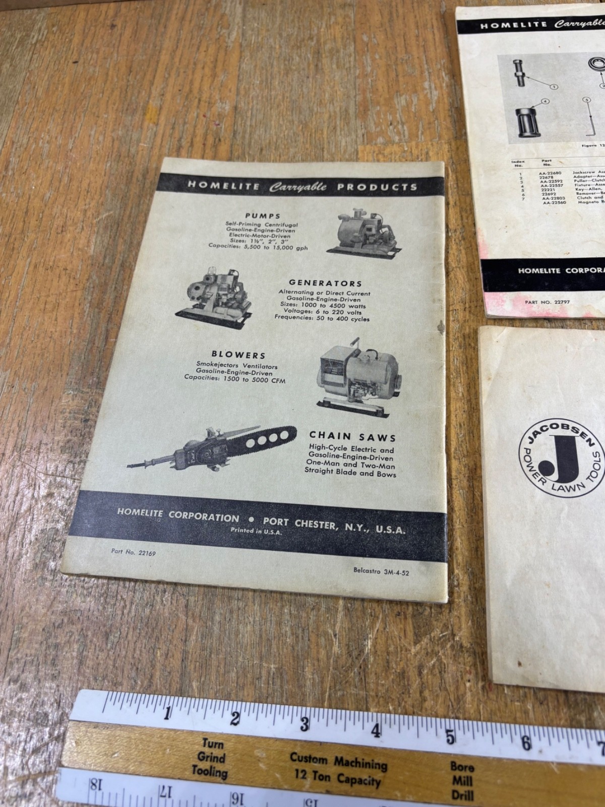 1960s Homelite One Man Gasoline Chain Saws Dealer Brochure