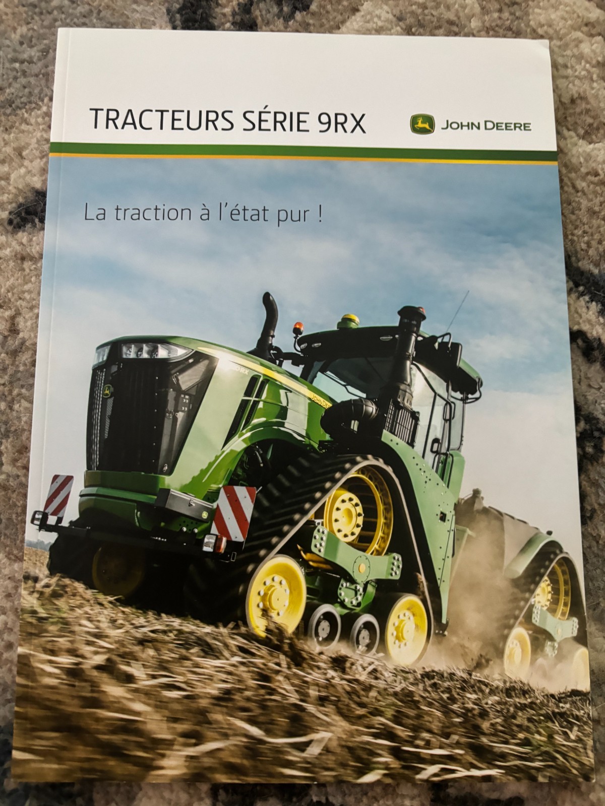 John Deere 9RX Series Tractor In French Brochure FCCA25