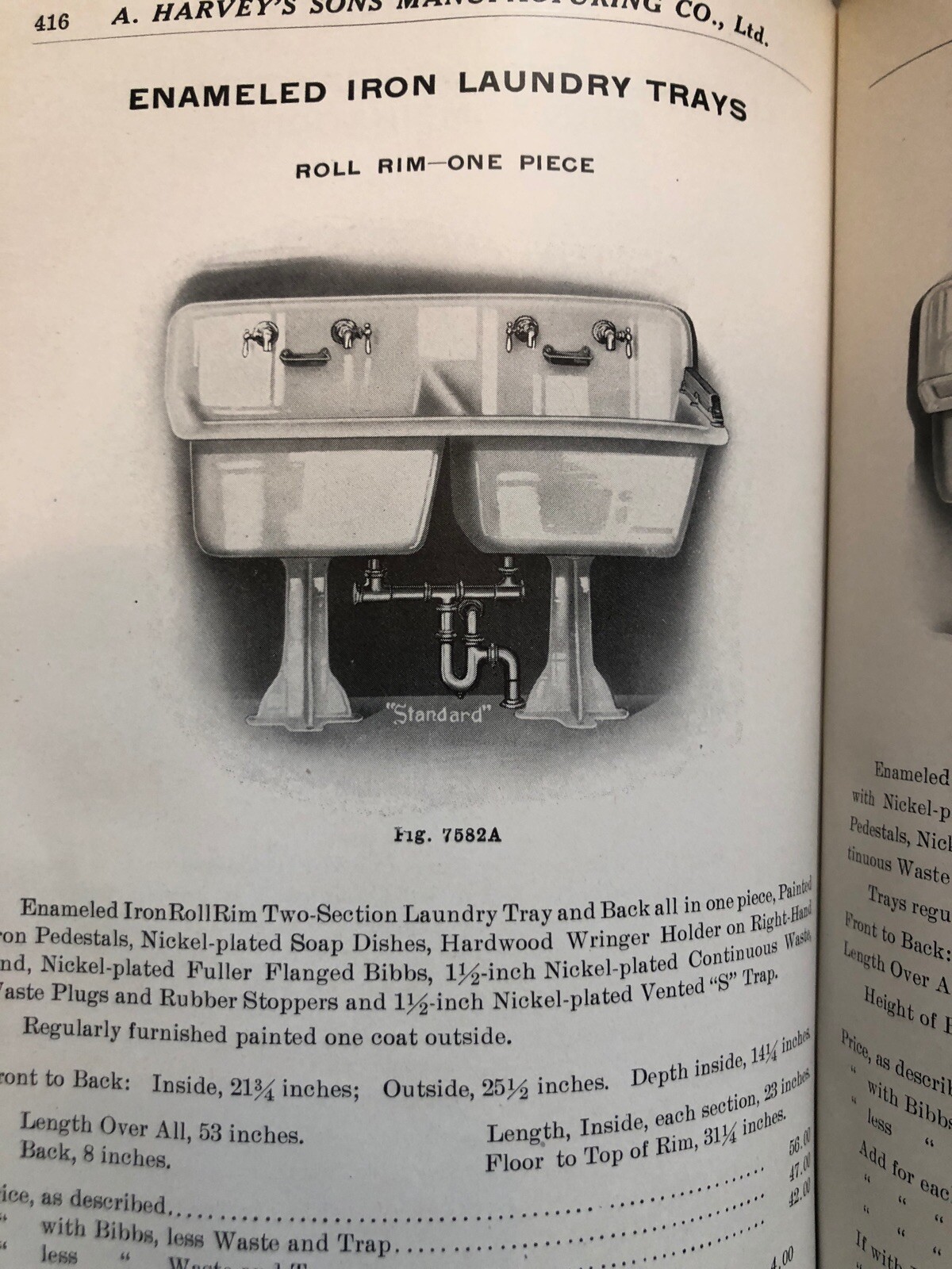 A. HARVEY SONS MANUFACTURING STEAM GAS WATER GOODS CATALOG GREAT GRAPHICS. 571 P