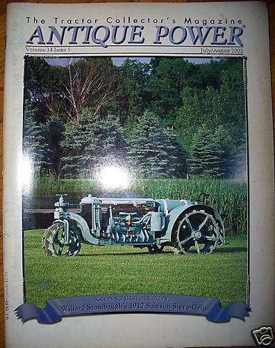 CASE 30-60 – Samson Tractor – SILVER KING 541 ANTIQUE POWER Magazine