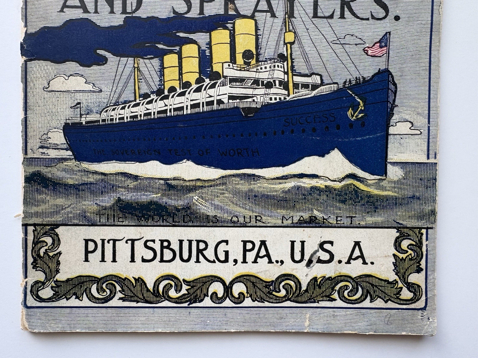 Antique A.T. Stewart Co Pittsburgh Pa 1901 Universal Princess Plows Catalog Ad