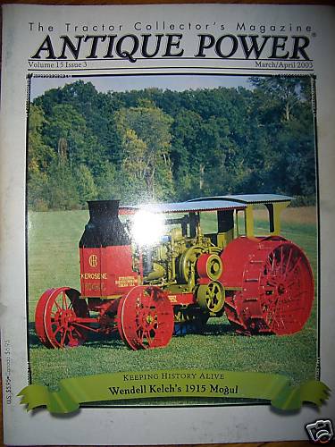 IHC Mogul tractor, EAGLE 20-35 2003 ANTIQUE POWER magazine