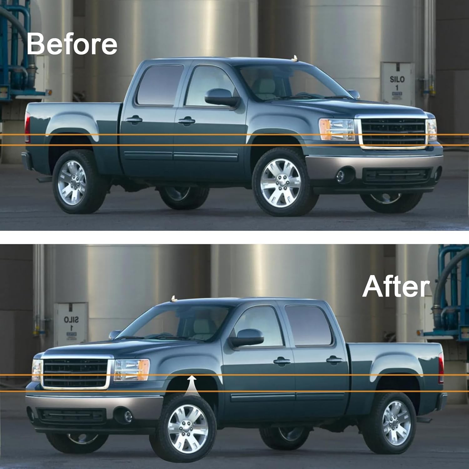 2001-2010 Chevy Silverado Torsion Bar Leveling Lift Kit