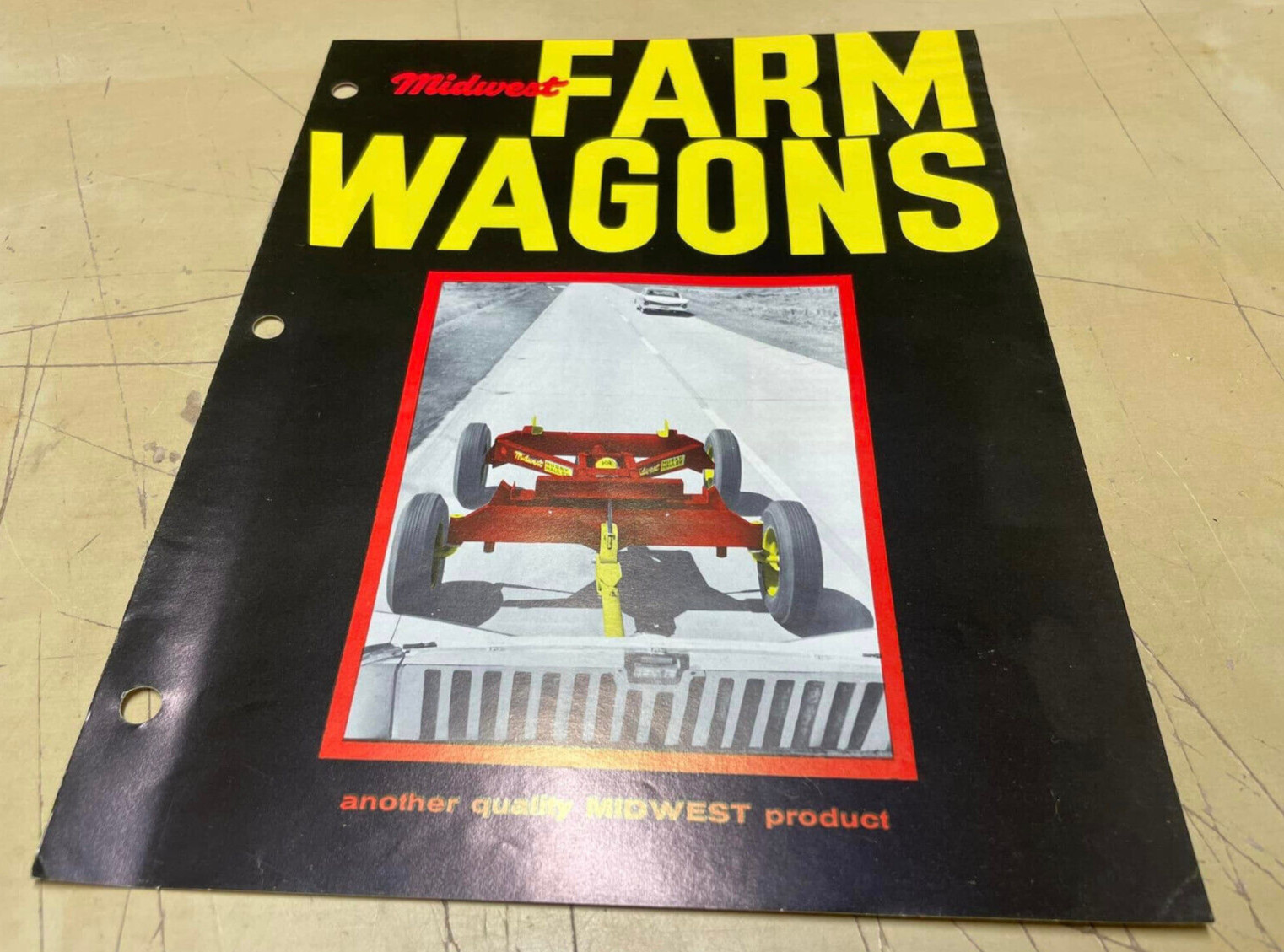 Vtg Midwest Farm Wagons Barge Boxes Dultmeier Mfg Brochure Price List Bundle
