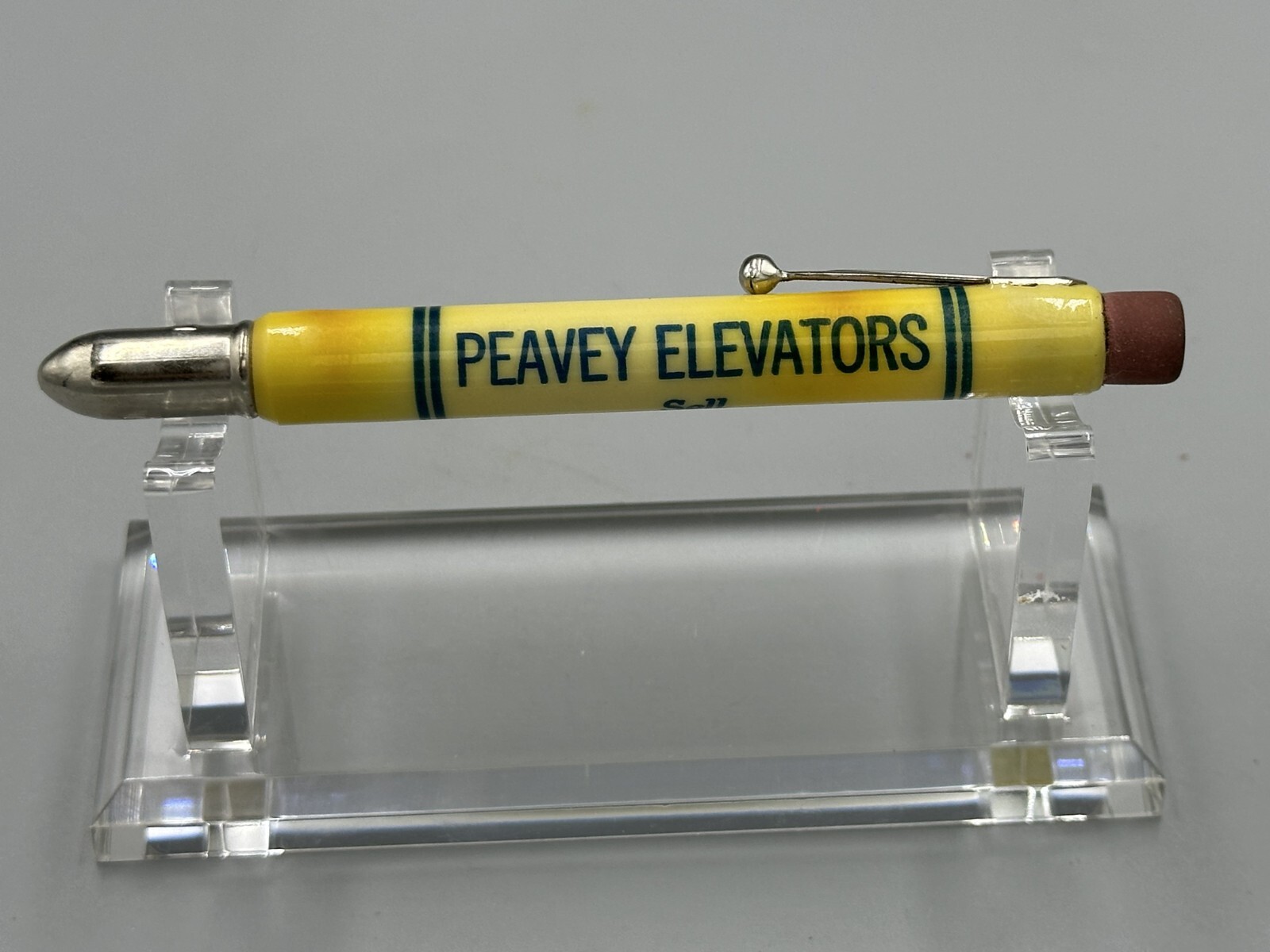 Vintage FARM ELEVATOR Advertising BULLET PENCIL Peavey MINNESOTA Co-op FAIRFAX