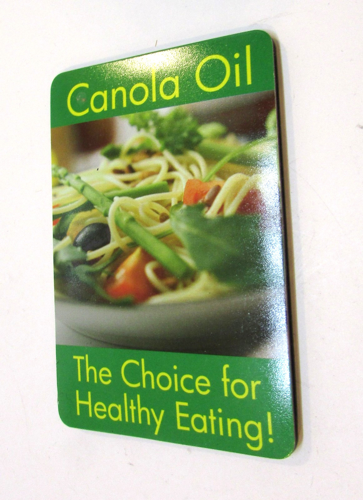 Canola Oil Growers Healthy Choice Fold Out Refrigerator Magnet Information Book