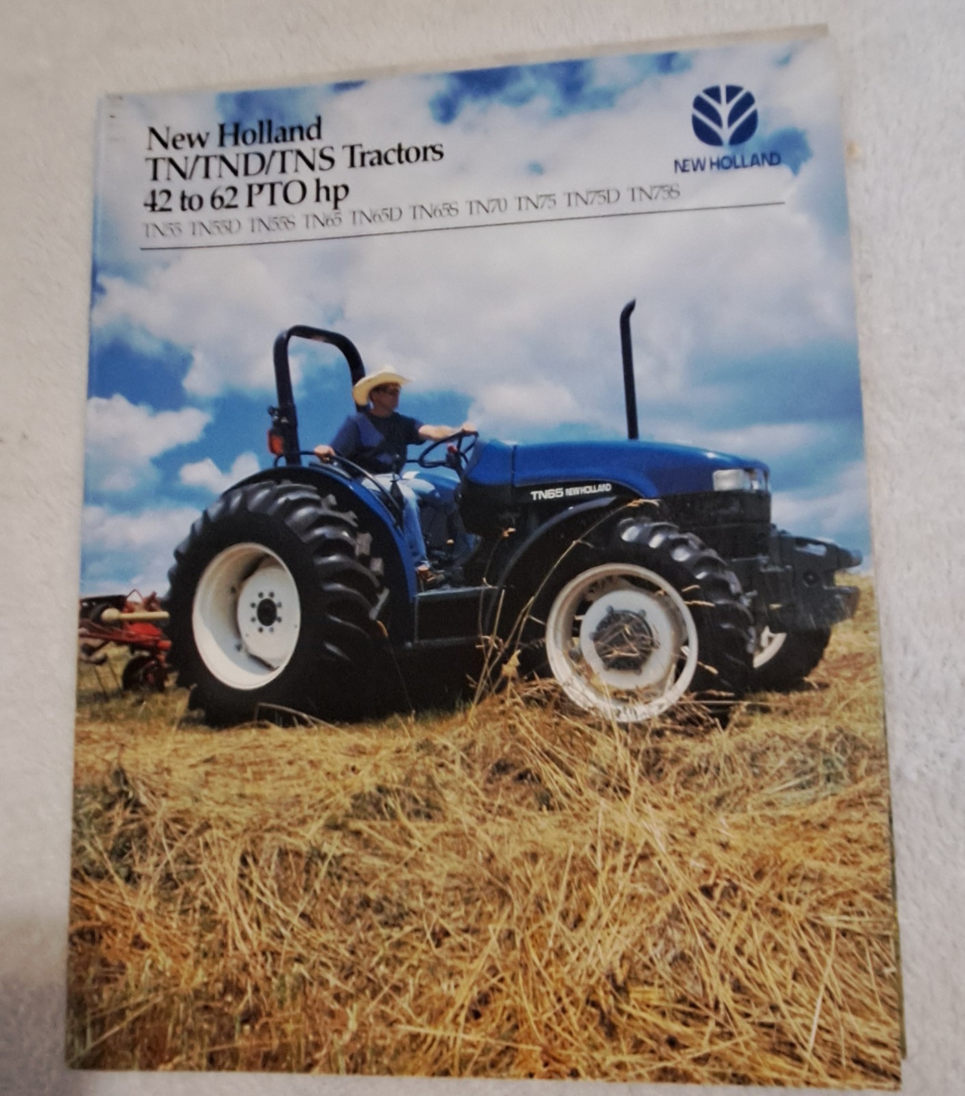 2 New Holland Tractor Brochures. 1998-1999. Compact Diesel, TN, TND, TNS