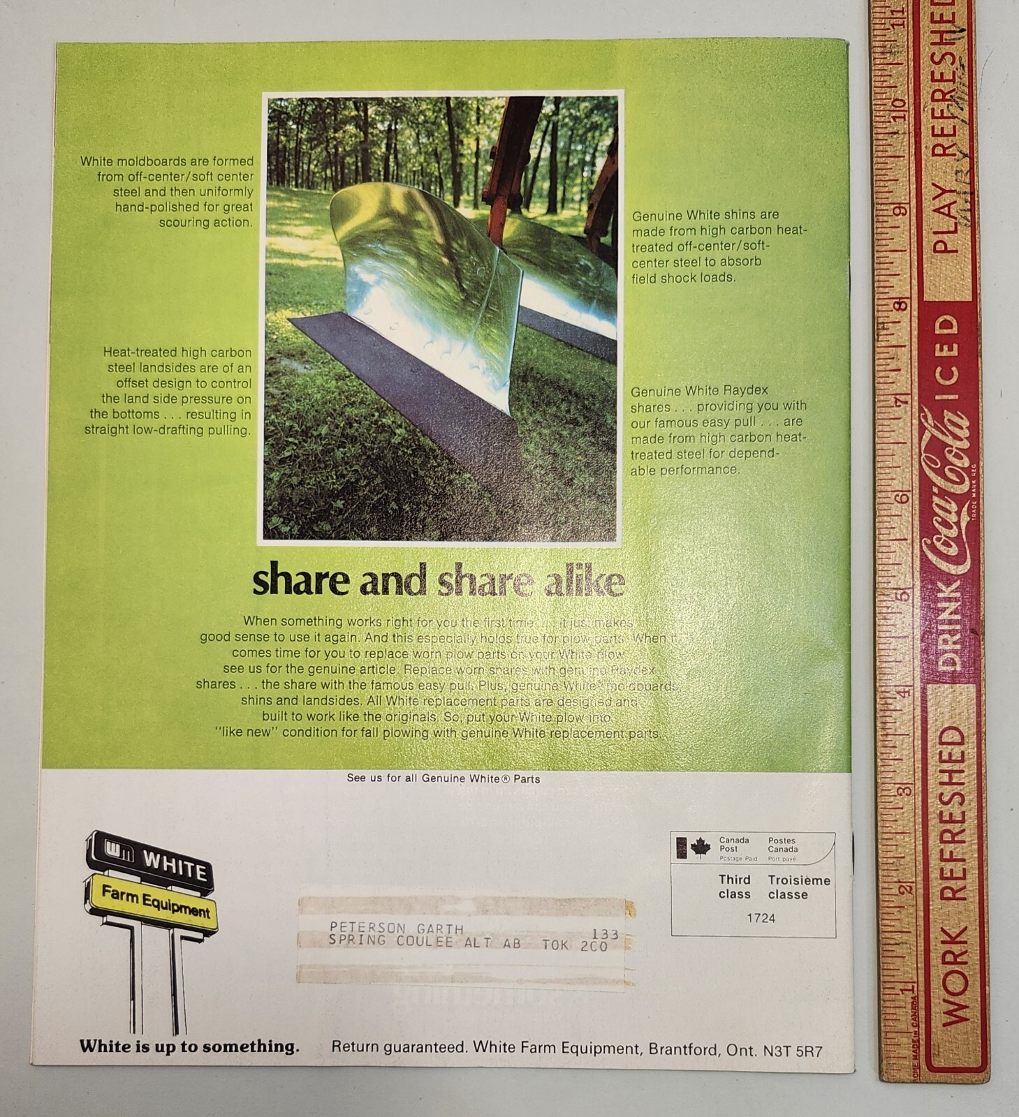 White Farm Equipment Better Farming Systems Fall 1976 Vintage Magazine