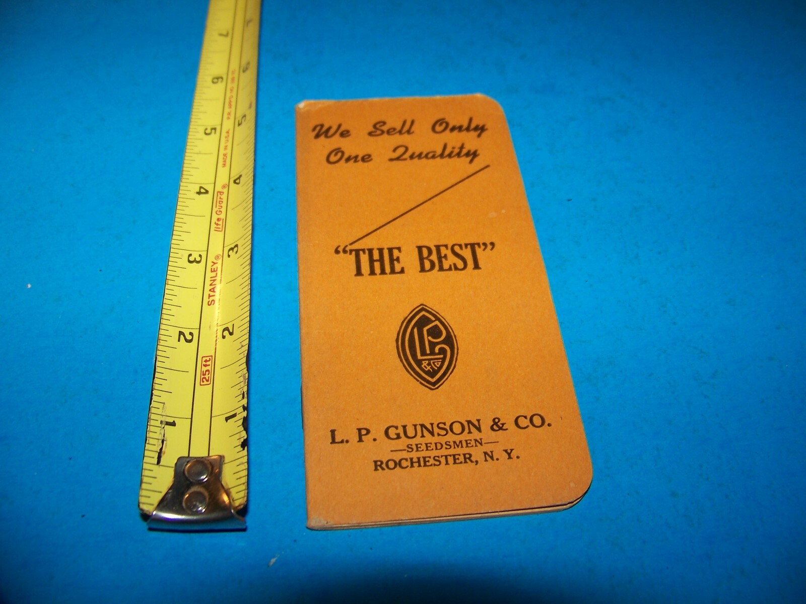 L.P. Gunson & Co. « Seedsmen » « Daily Reminder » Memo Booklet Vintage 1947