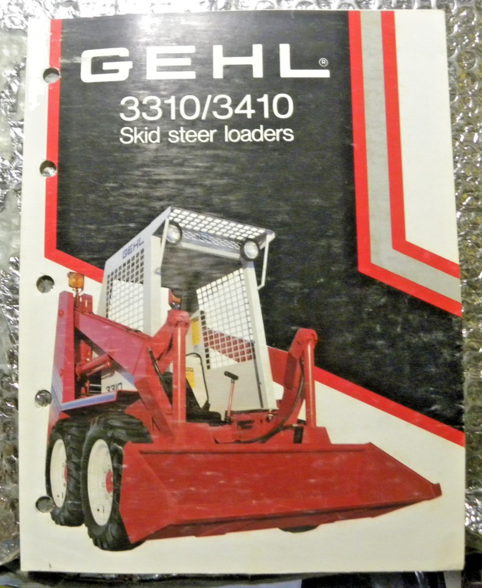 Vintage Factory Gehl Dealer&rsquo;s Brochure 3310 / 2410 Skid Steer Loaders