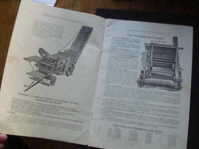 Threshing Machinery 81st Year Catalog 1916 Schenectady NY Westinghouse Rare