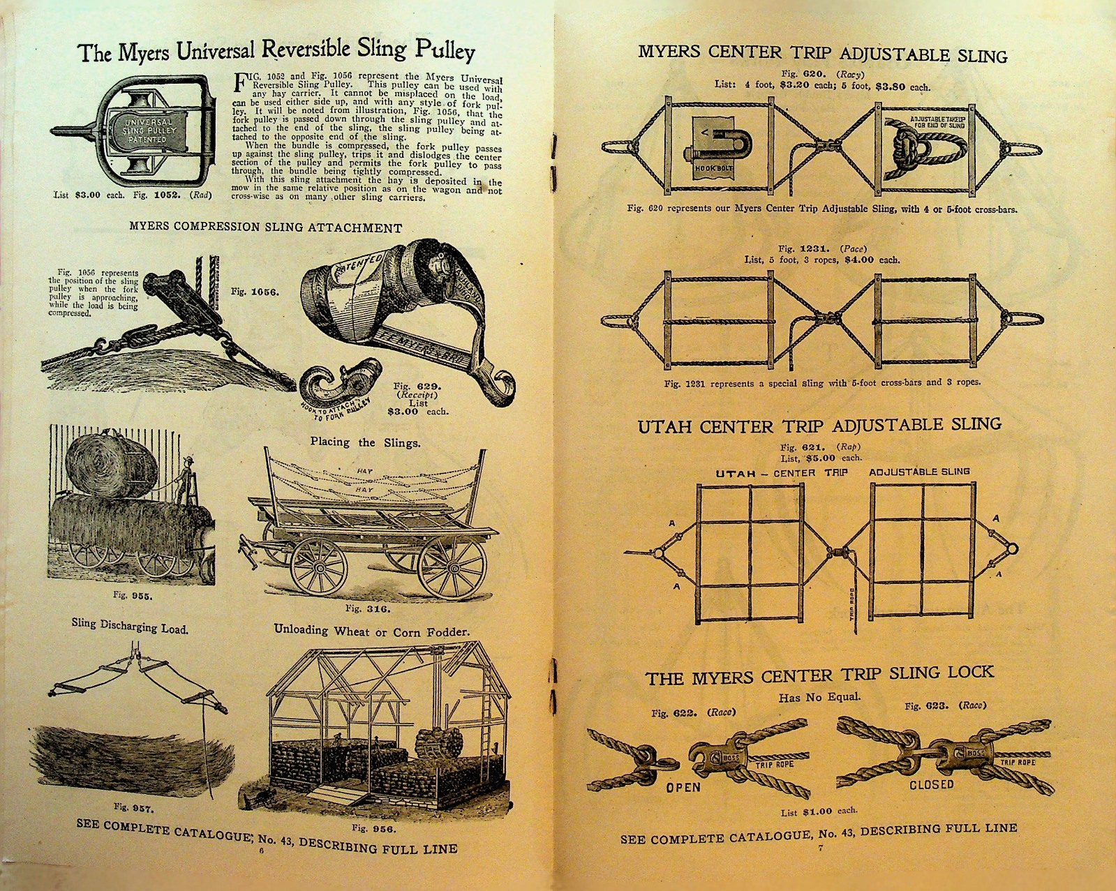 FE Myers & Bro Ashland Pump & Hay Tool Works Catalog ca 1910 Myers Faultless