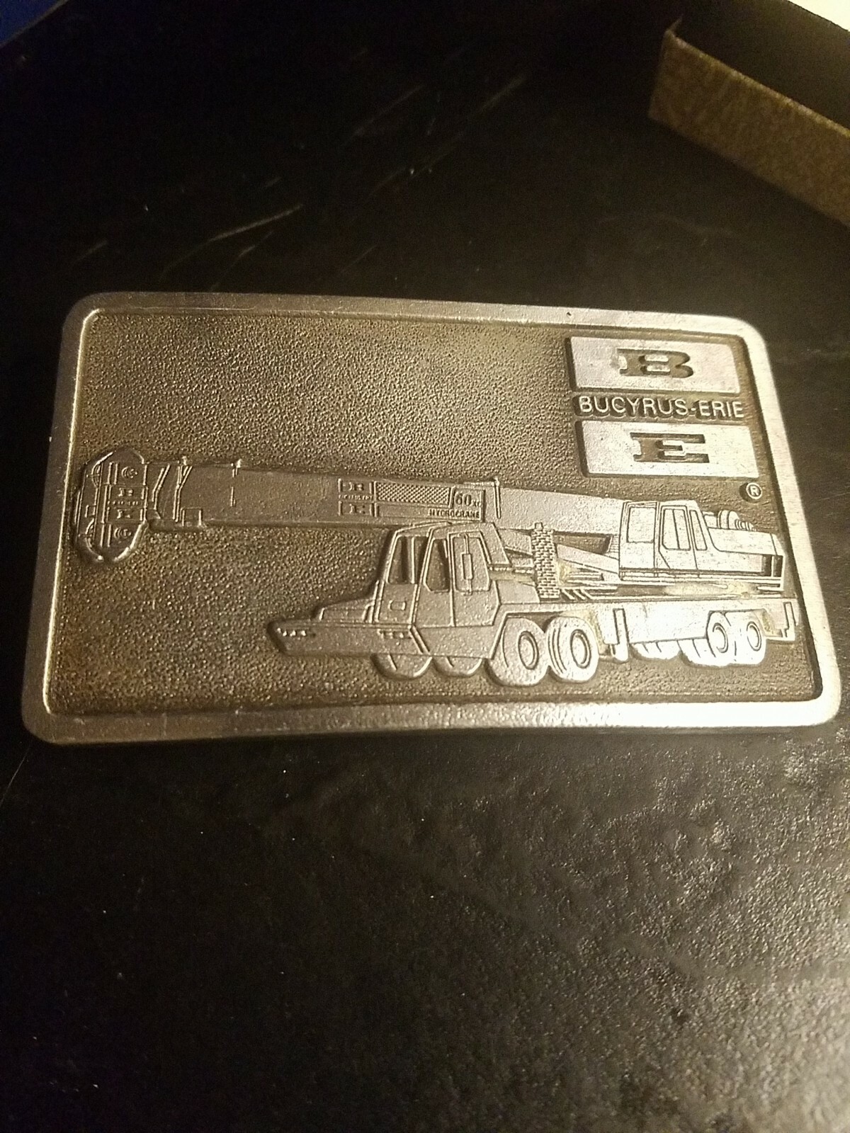 Bucyrus Erie Heavy Construction Equipment belt buckle