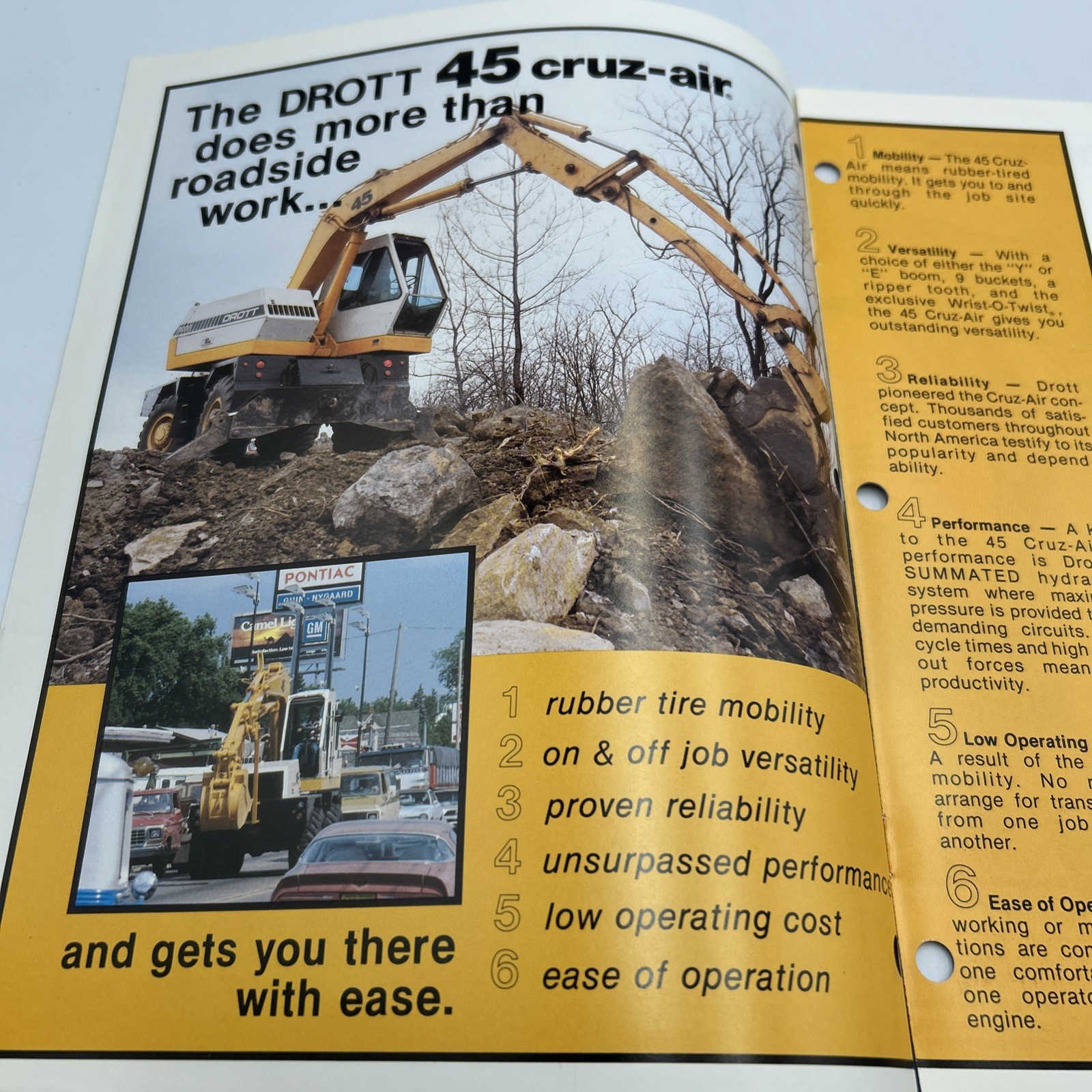 Drott 45 Cruz-Air Excavator Brochure