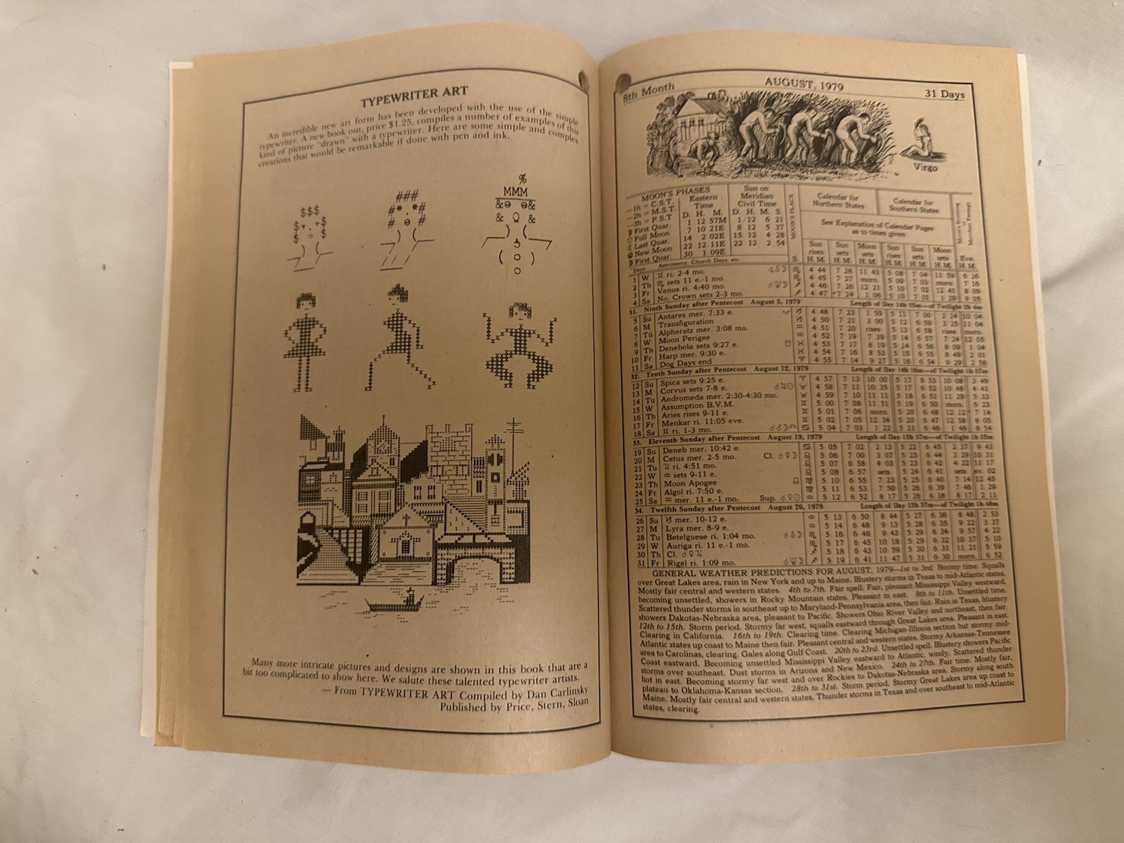 Lot 5 Antique Almanacs 1900-1907 Lancaster PA & Frederick MD + 1979 Newport PA