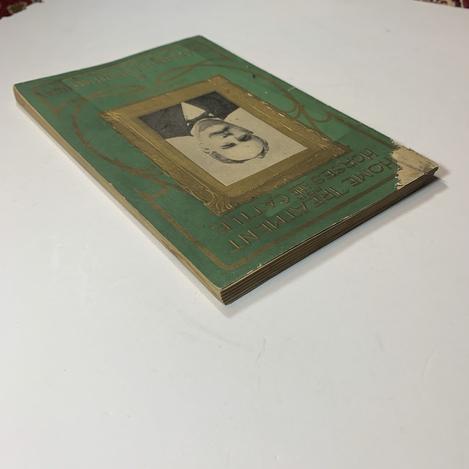 HOME TREATMENT FOR HORSES AND CATTLE by A.C. Daniels – Original 1907 Paperback