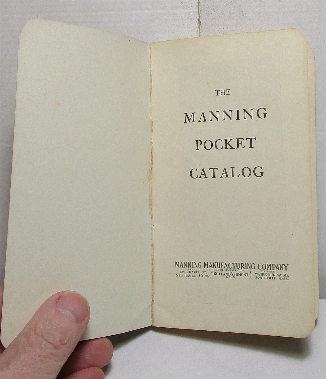 1920s catalog of Manning Manufacturing dairy equipment (Rutland, Vermont)