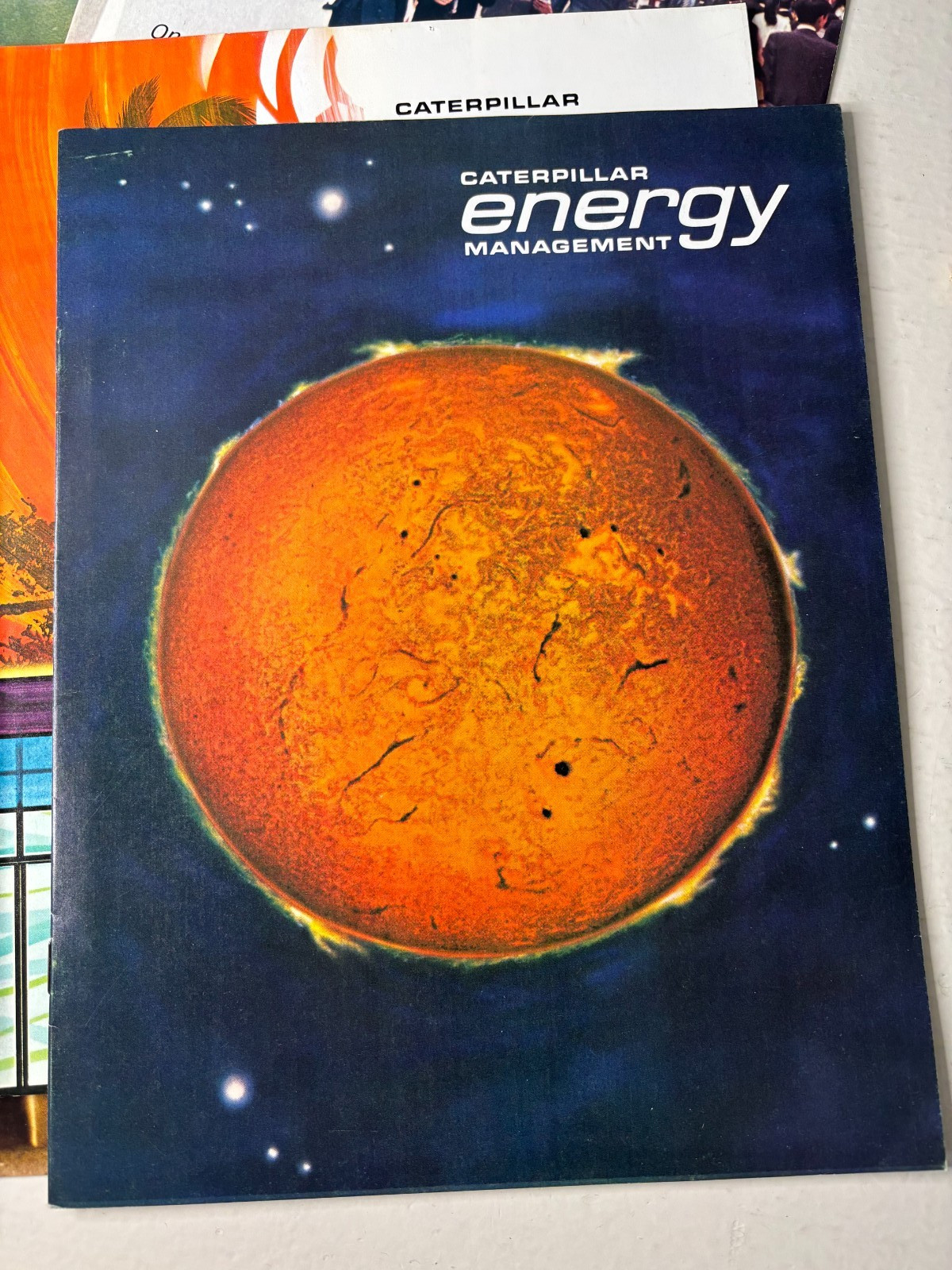 Caterpillar CAT Energy Management Brochure Lot of 6 Vintage Circa 1970 70s