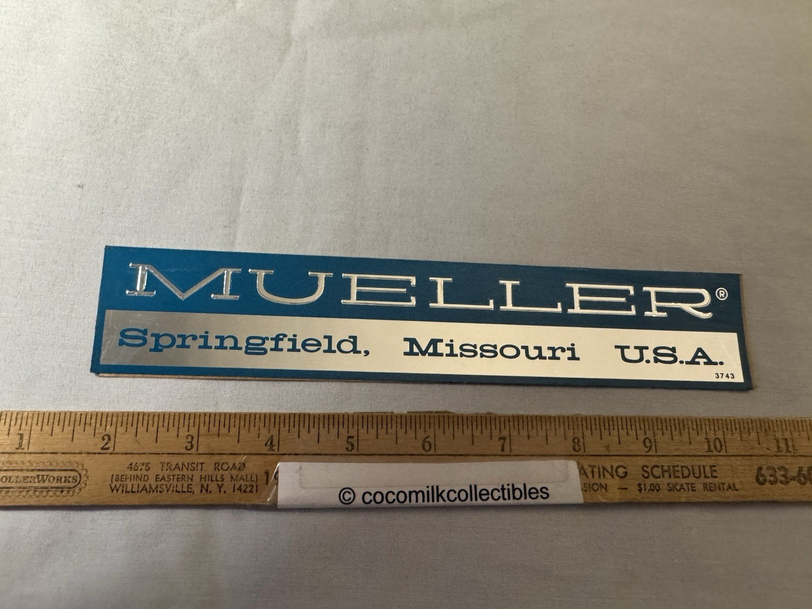 Decal Bumper Sticker Mueller Springfield Missouri Dairy Milk Farm Farming Cooler