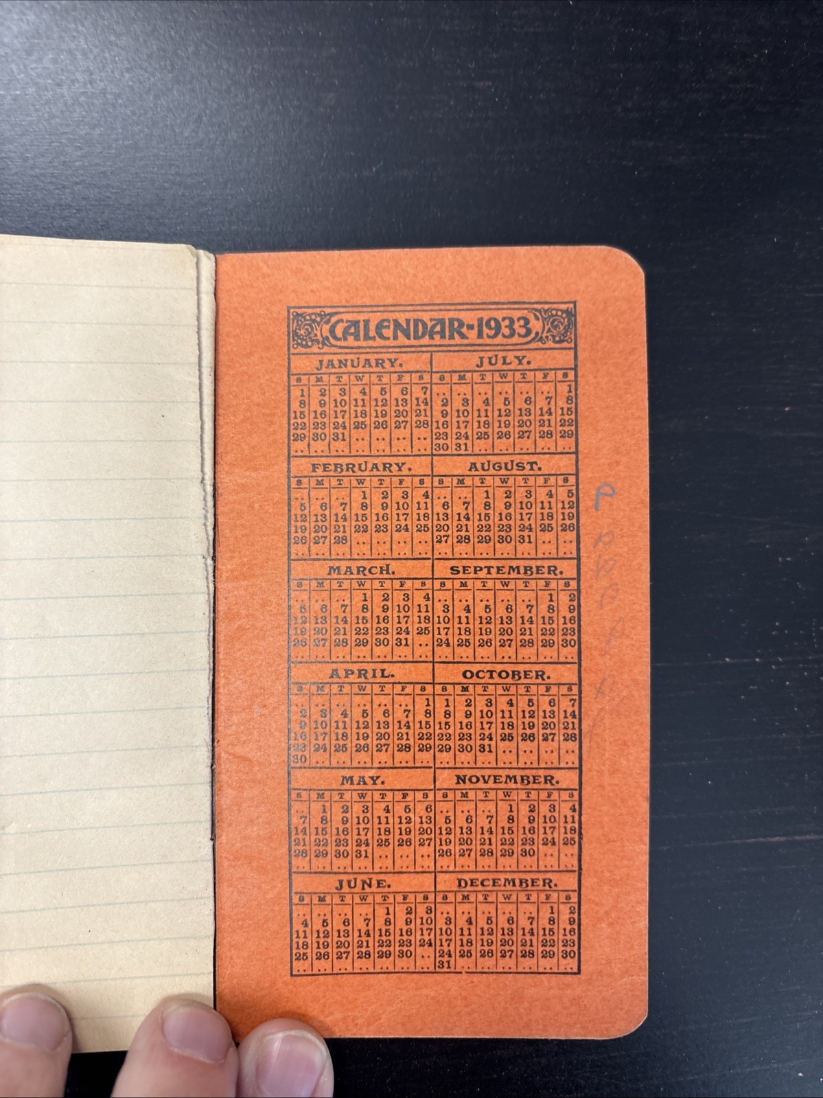 Baugh’s Animal Base Fertilizer Notebook 1933 Philadelphia, PA
