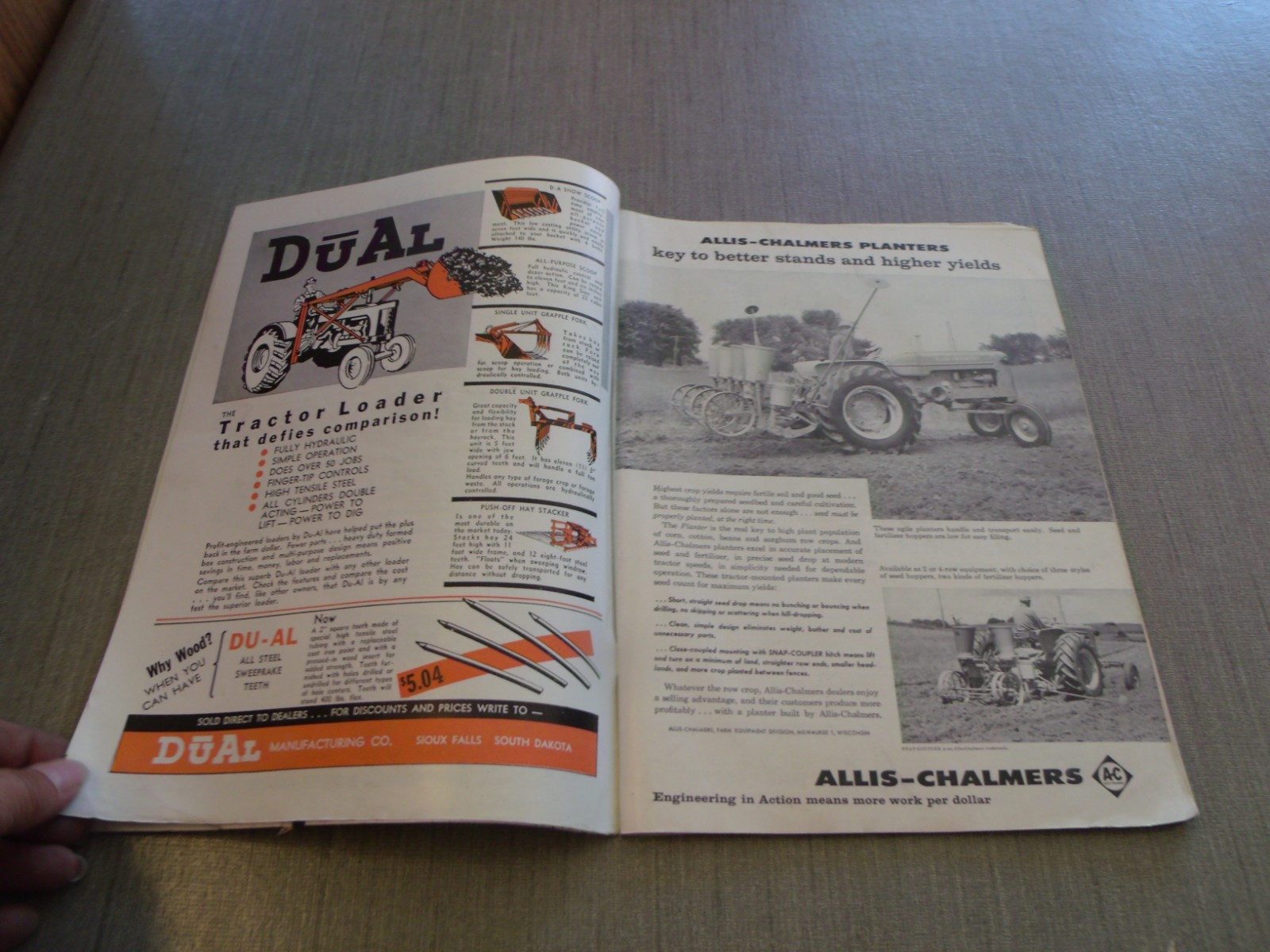 VINTAGE MARCH 1958 NORTHWEST FARM EQUIPMENT JOURNAL SAMPLE COPY BOOK