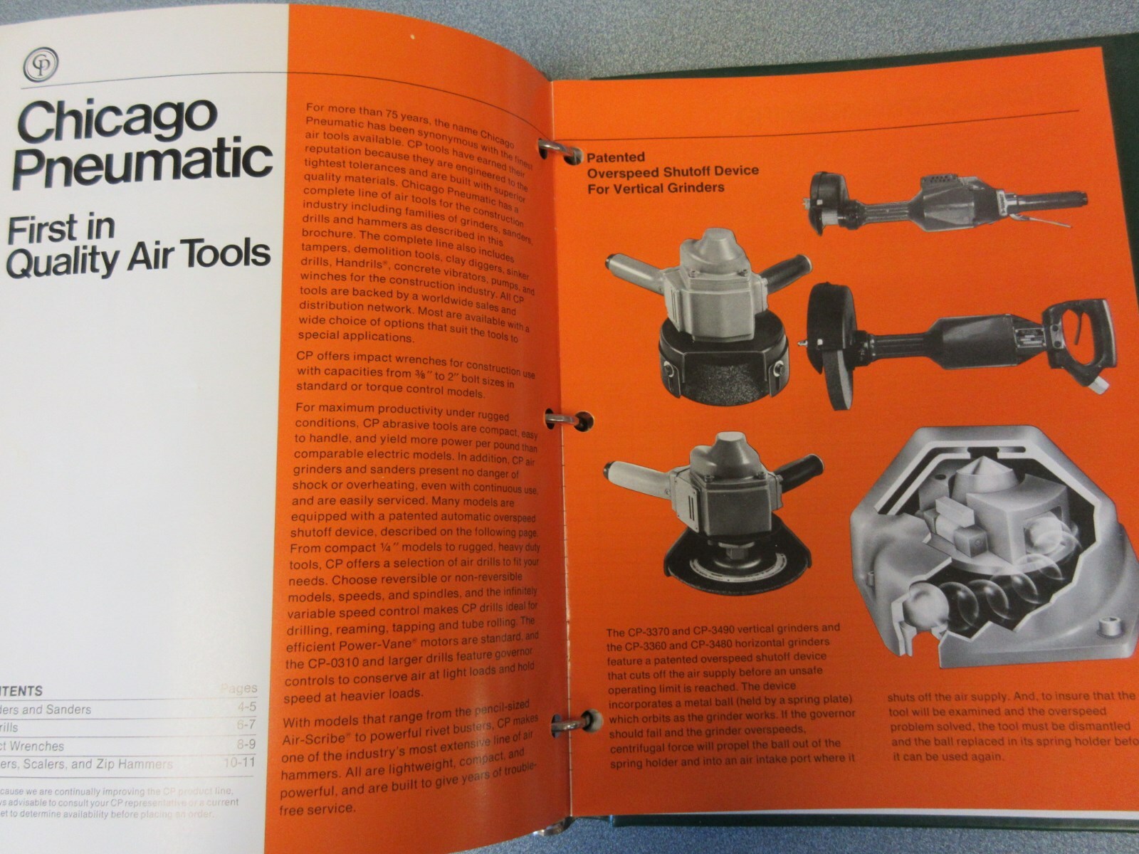 Chicago Pneumatic Construction Tools Information