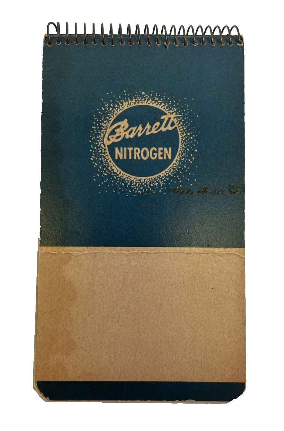 1941 Barrett Nitrogen Arcadian Nitrate of Soda Memo Book Calendar Advertising