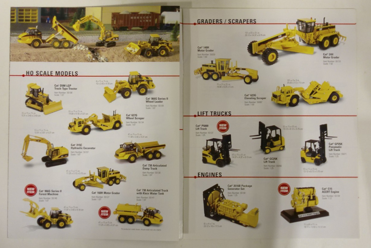 CAT Norscot 2005 Scale Model Replicas Catalog