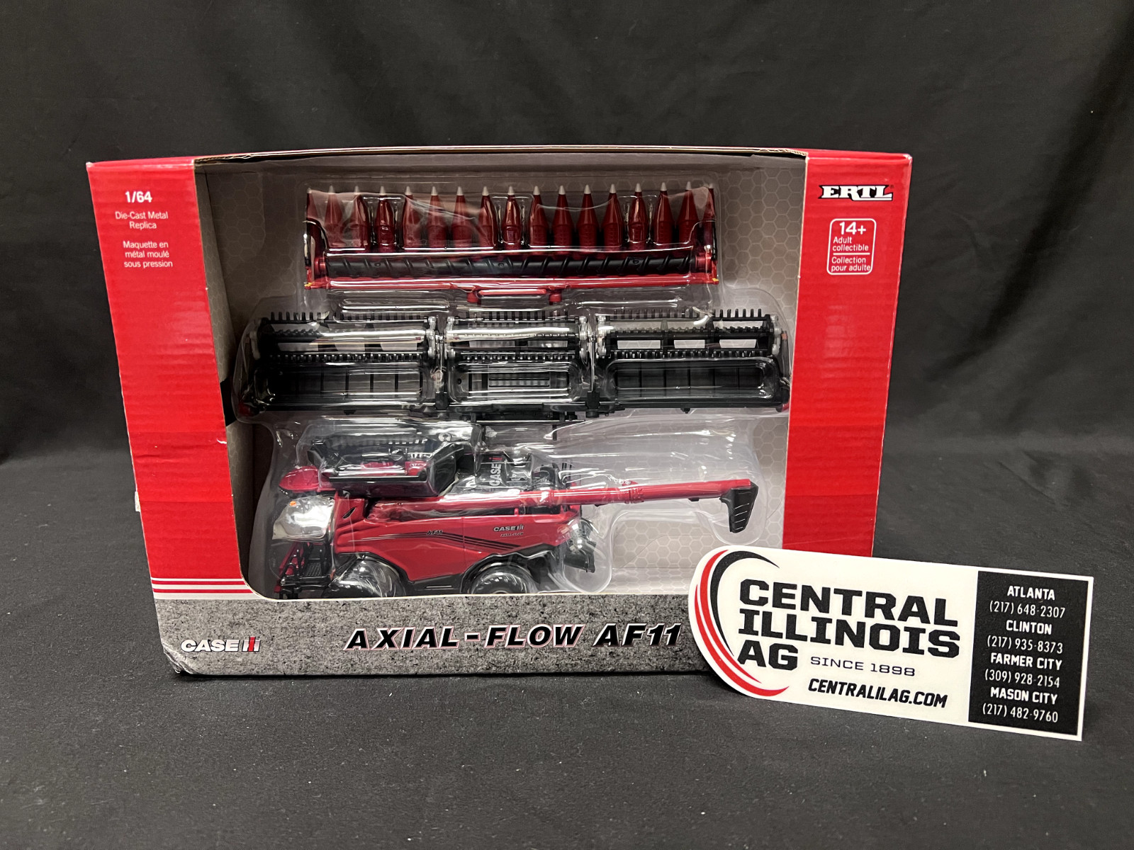 CASE IH AF11 AXIAL-FLOW COMBINE 1/64 SCALE ZFN44372