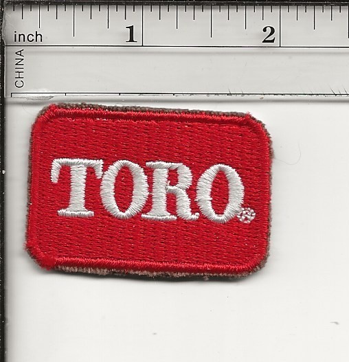 Toro lawn care patch