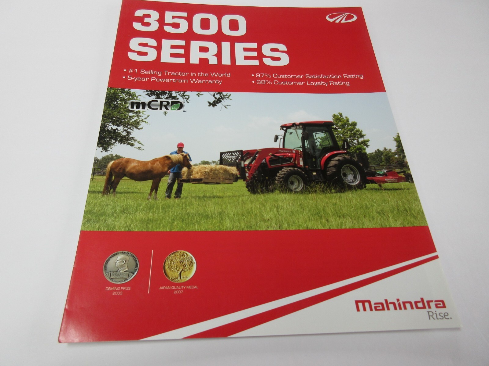 Mahindra 3500 Series Tractor Brochure 6 Page