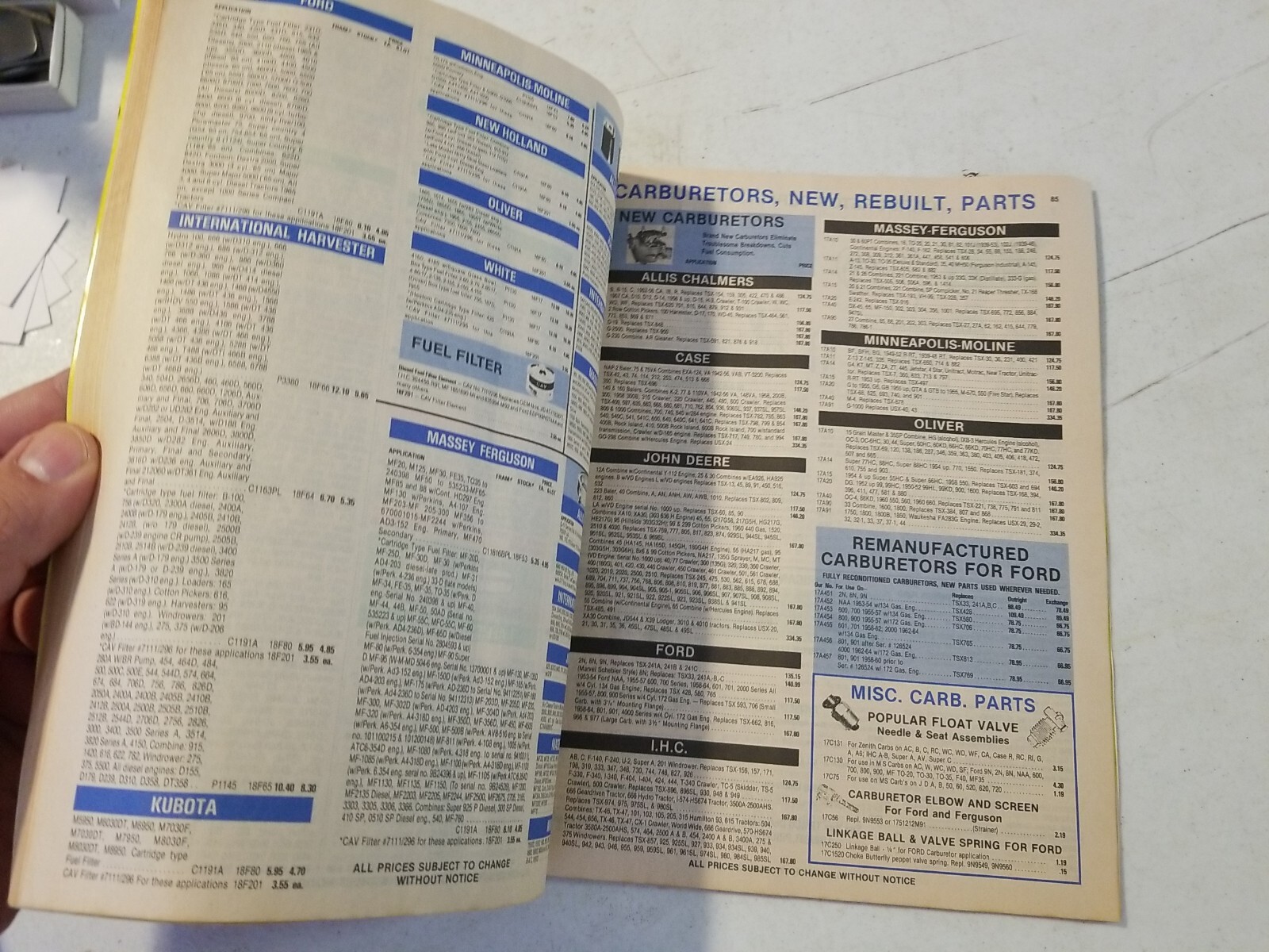 1992 Temco Tractor Parts Catalog Bloomsburg Pa