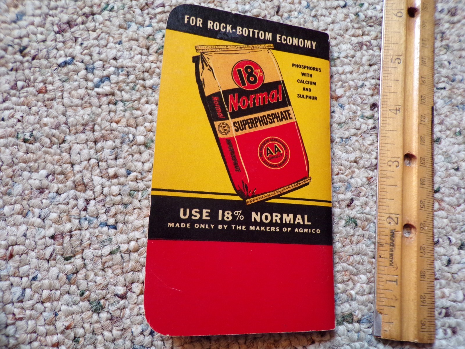 1948 Agrico Fertilizer American Agricultural Chemical Baltimore MD Bklt Notebk