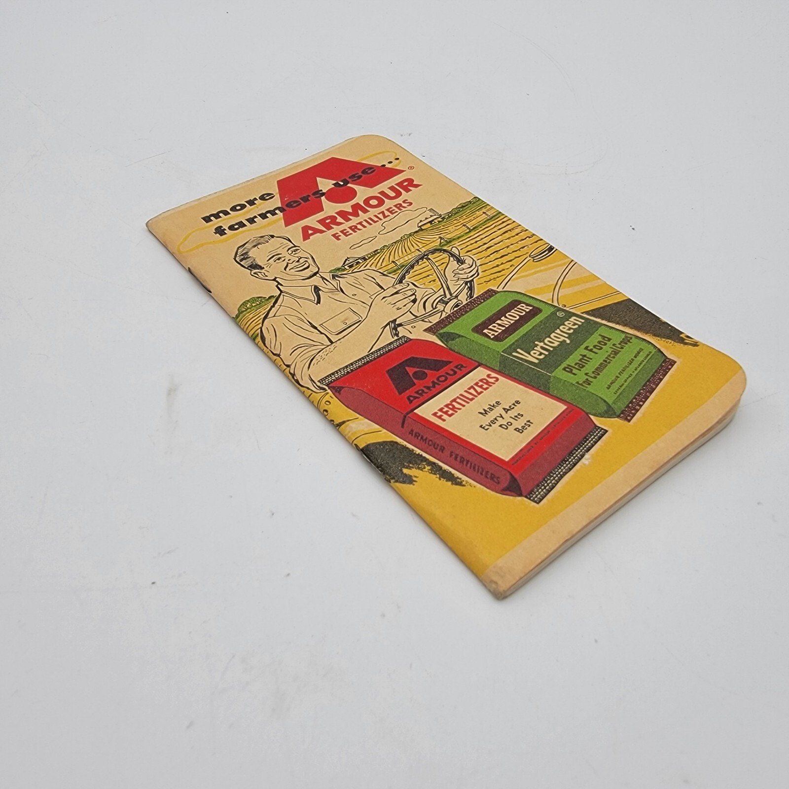 Armour Fertilizers Pocket Memo Book Nice Cover 1958/59 Calendar Unused
