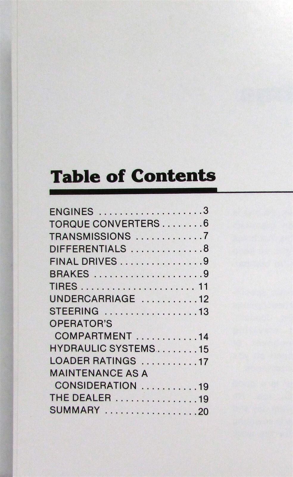 1980s Caterpillar Machine Specifications Construction Handbook