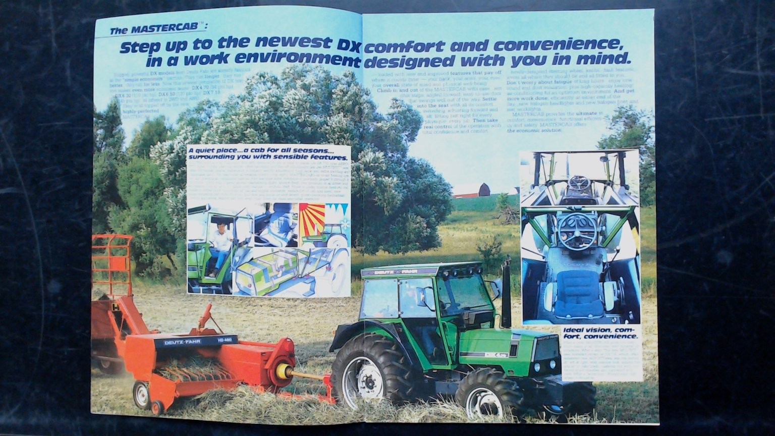 Deutz-Fahr DX Series Agricultural Brochure Vintage Tractor Advertising