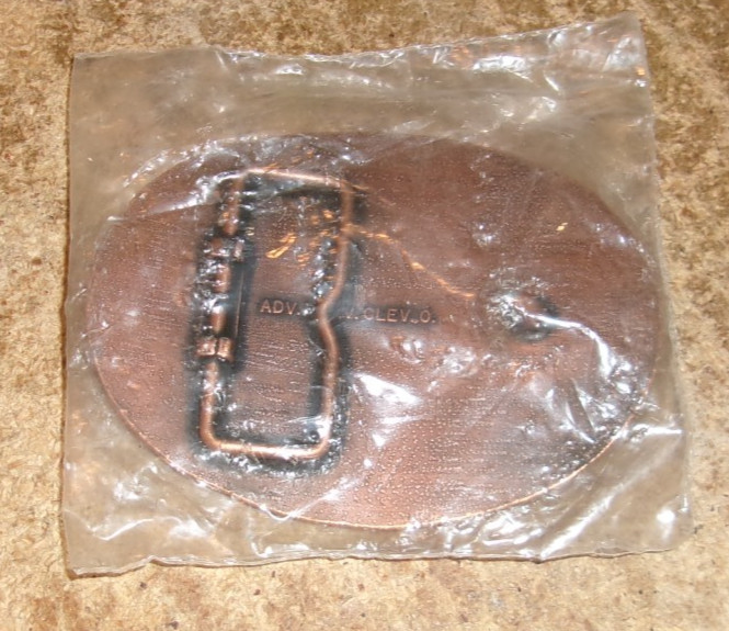 terex construction equipment belt buckle in the package new