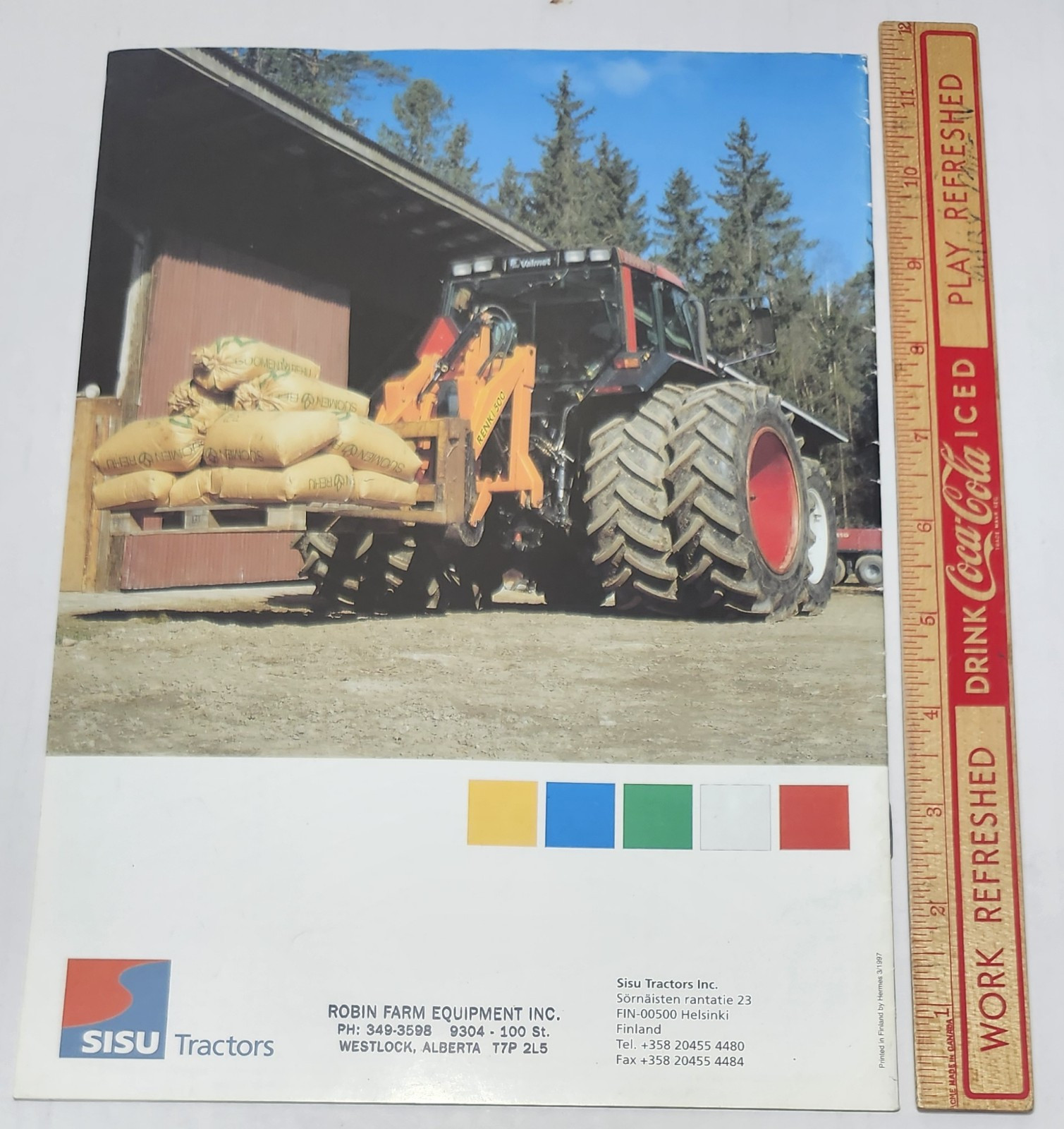 SISU Valmet 6200-8000 Tractors Vintage Brochure Finland Tractor Buyers Guide