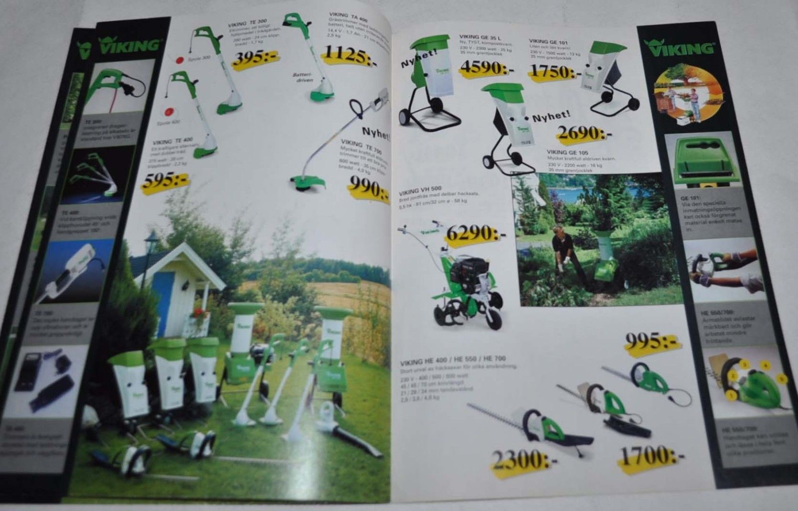 Viking 2001 Gardening Equipmentt Brochure Prospekt