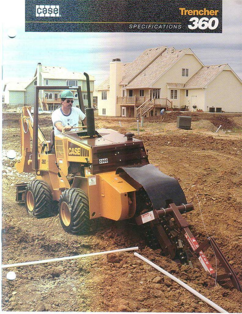 CaseTrencher 360 Brochure-Good Condition-Free Domestic shipping