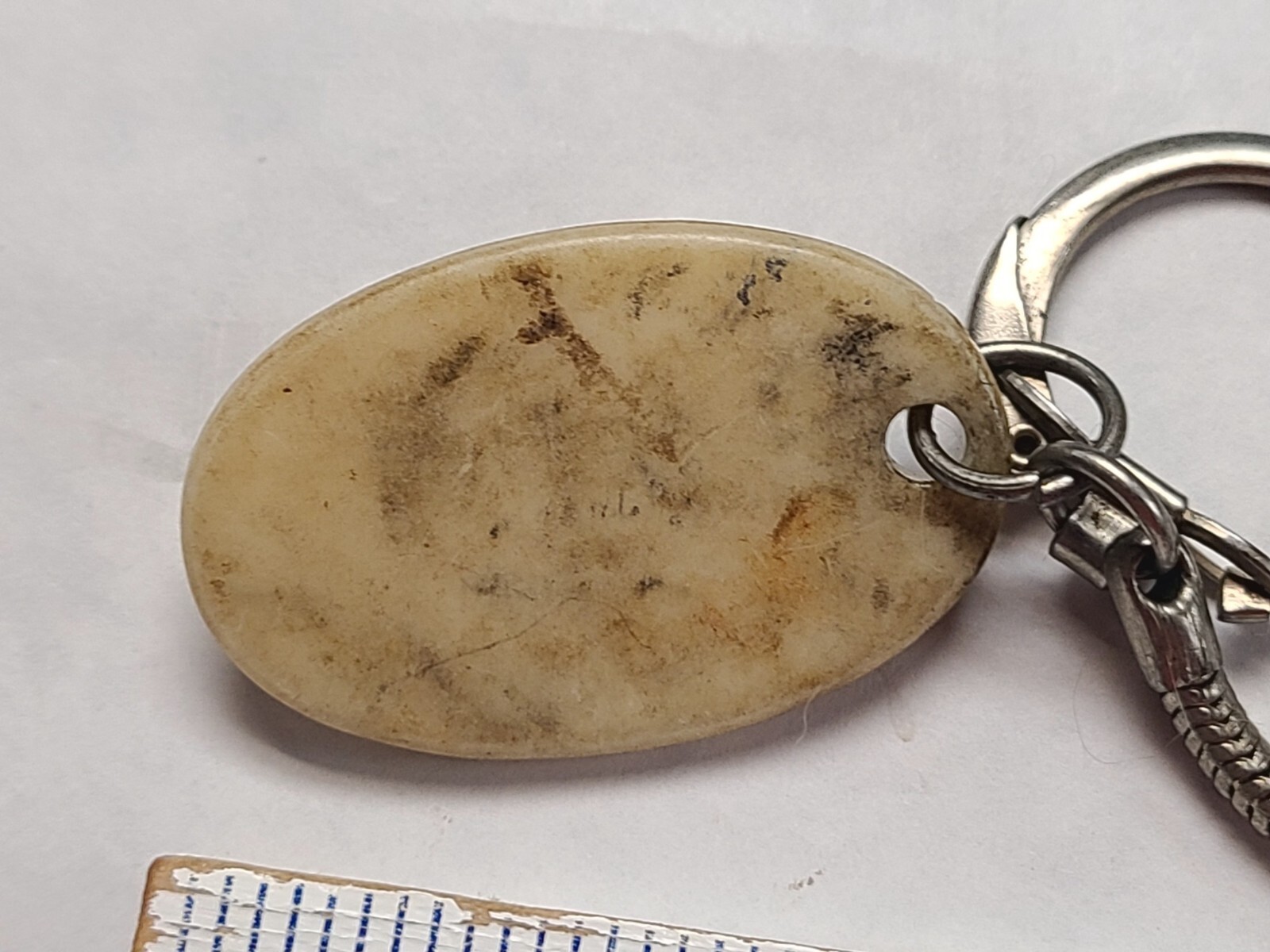 Vintage Mini Adjustable Wrench Keychain MIDWAY IMPLEMENT Bolckow Missouri