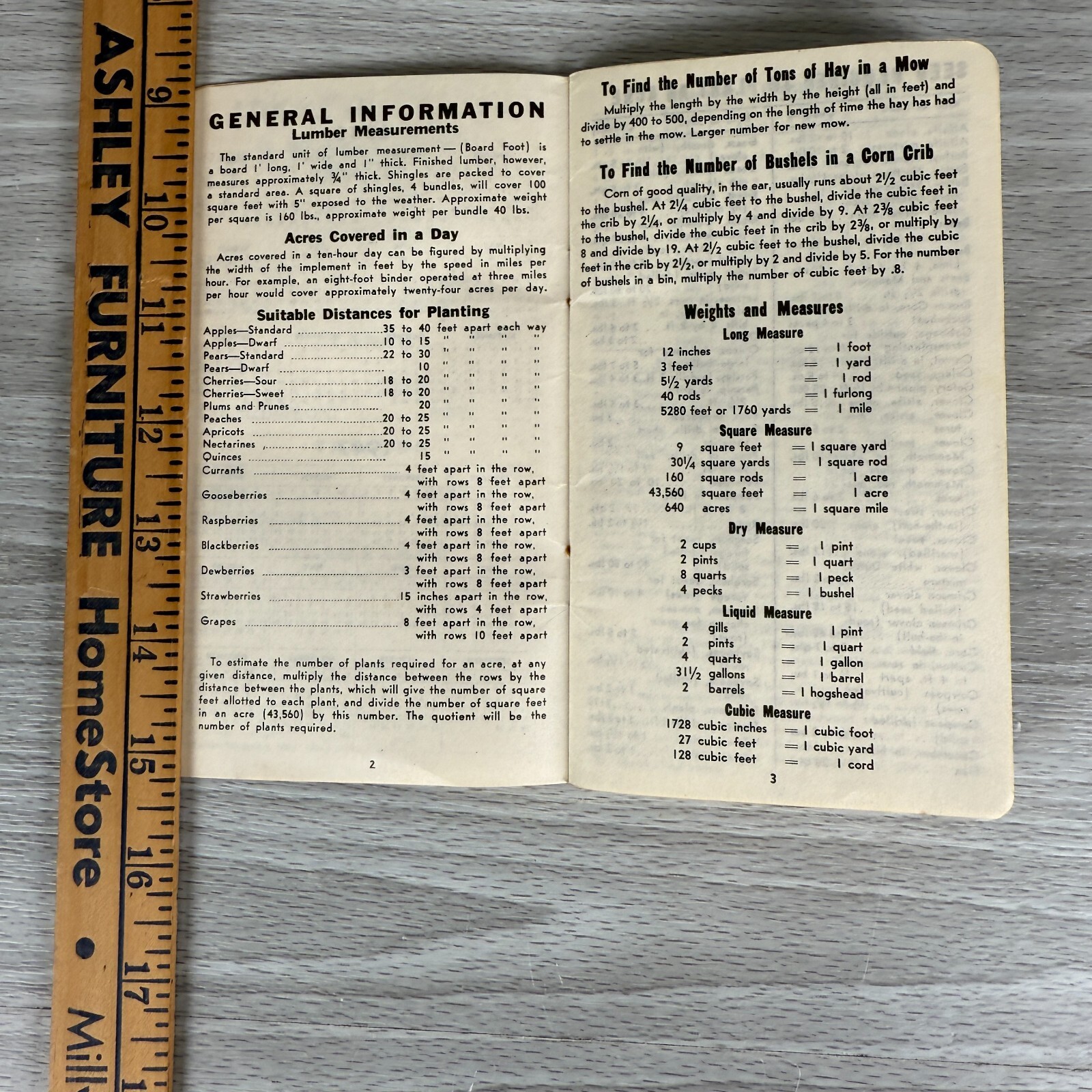Vtg Notebook 1946 Firestone Farm Guide Book Income Expense Records USED WRITING