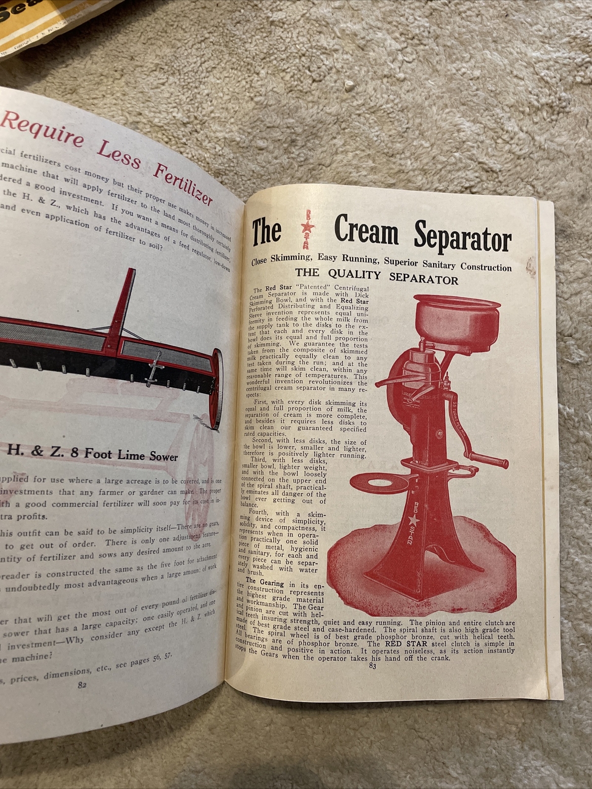 Vintage Hertzler & Zook Machinery And Farm Implement Catalog 1918 Catalog No.11